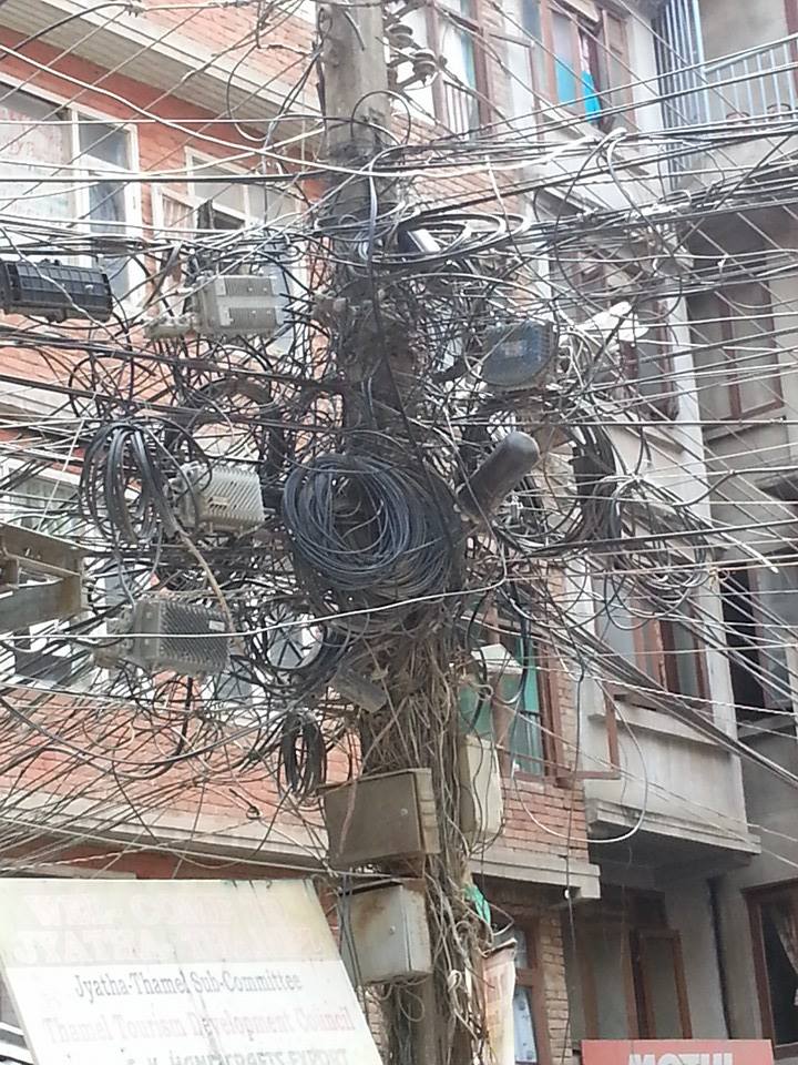 Kathmandu's electrical infrastructure — not 