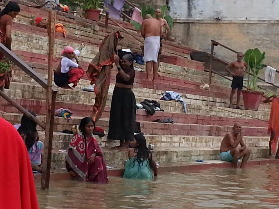 Doing laundry in the Ganges — one of the holiest and most polluted rivers on Earth, simultaneously